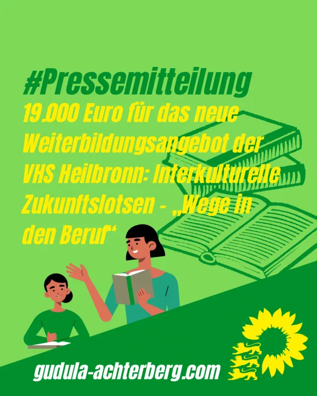 19.000 Euro für neues Weiterbildungsangebot der VHS Heilbronn