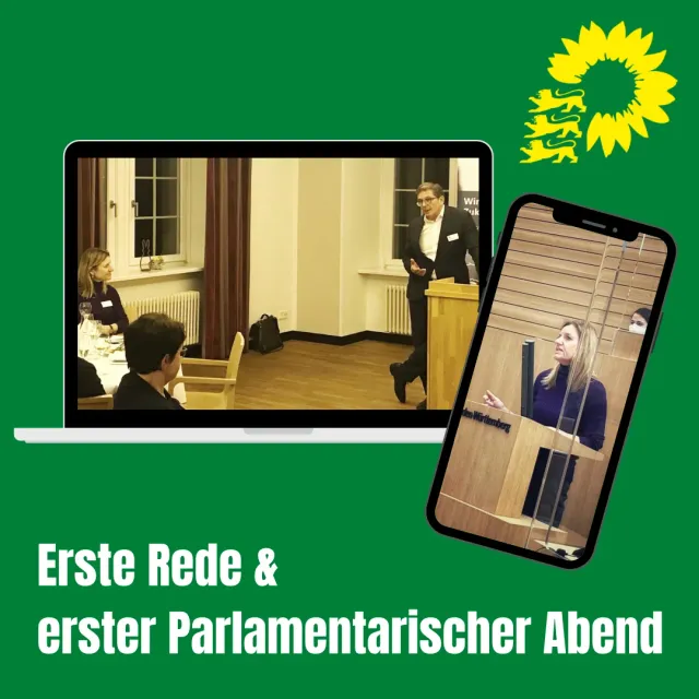 Erste Plenarrede | erster Parlamentarischer Abend beim vbw