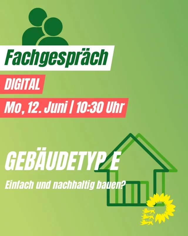 Digitales Fachgespräch: Gebäudetyp E - Einfach und nachhaltig bauen?