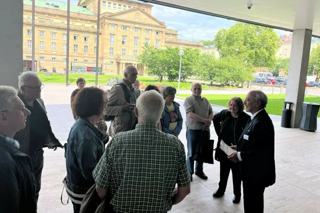 Königliche Begleitung im Landtag