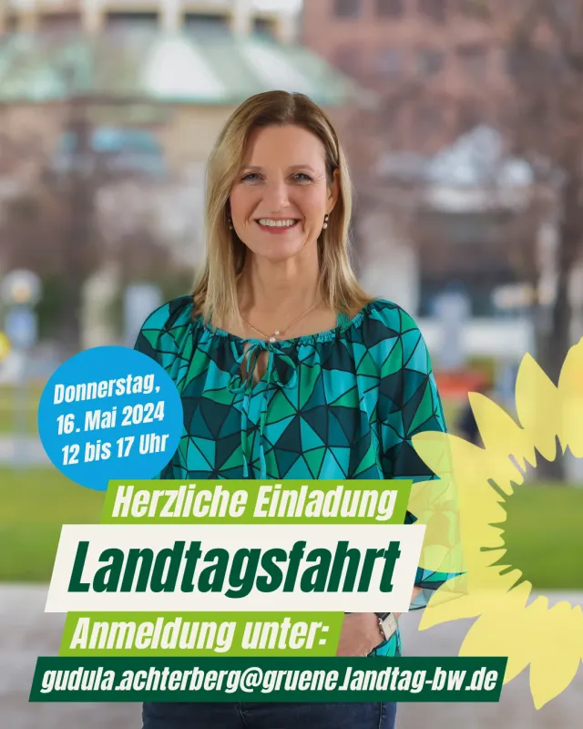 Mit MdL Gudula Achterberg in den Landtag