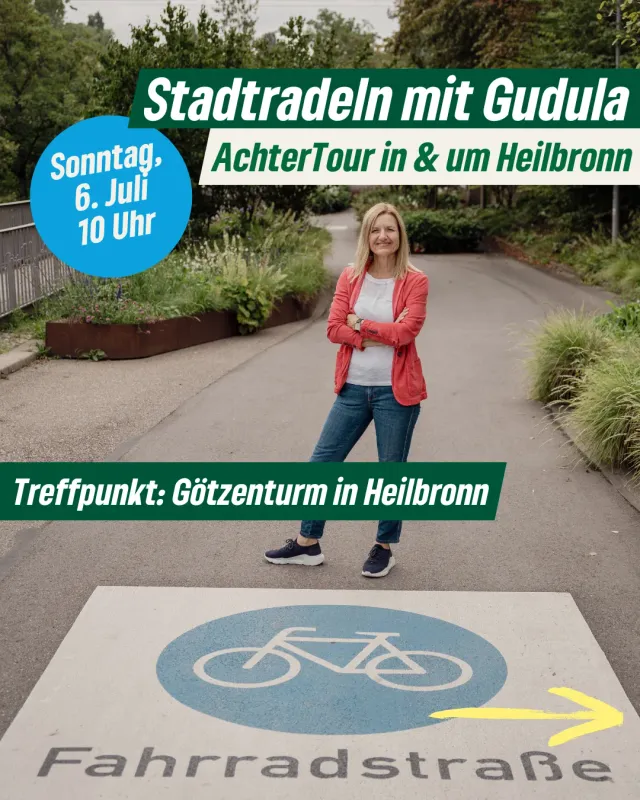 Stadtradeln mit MdL Gudula Achterberg